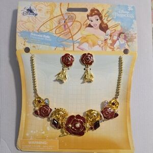 New DISNEY PRINCESS BELL JEWELRY SET